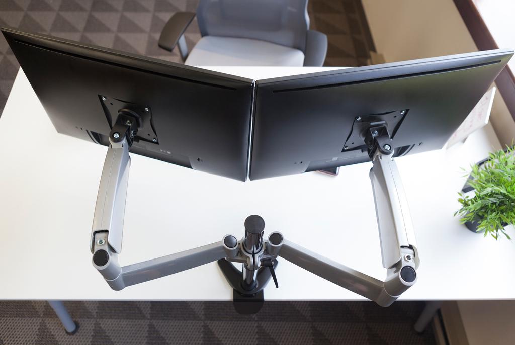 Ergotech Counterbalance Dual Monitor Arm (320C14C024