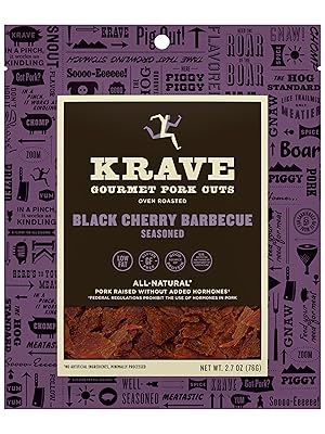 KRAVE Black Cherry Barbeque Gourmet Pork Cuts