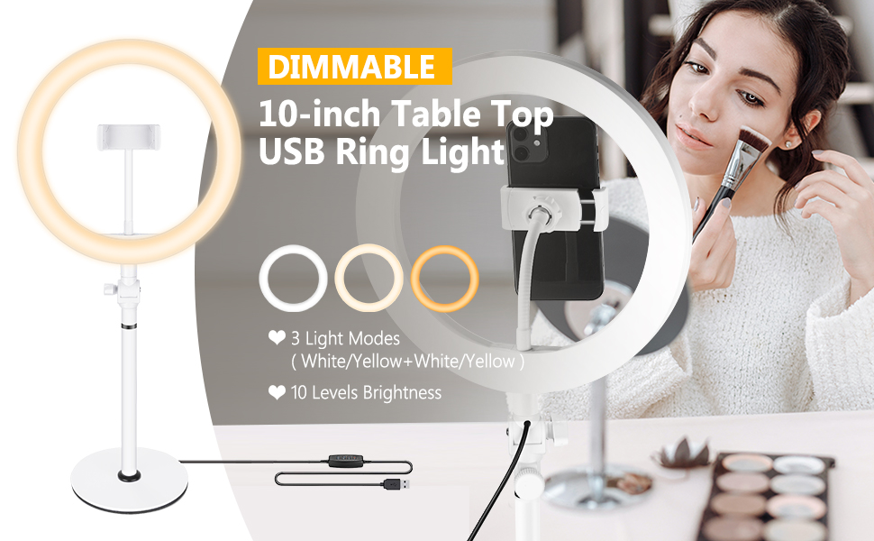neewer tabletop ring light