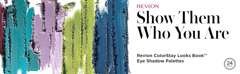 Revlon ColorStay Look Book Paleta de sombra de ojos – Maquillaje de ojos en acabado mate, satinado, brillante y metálico