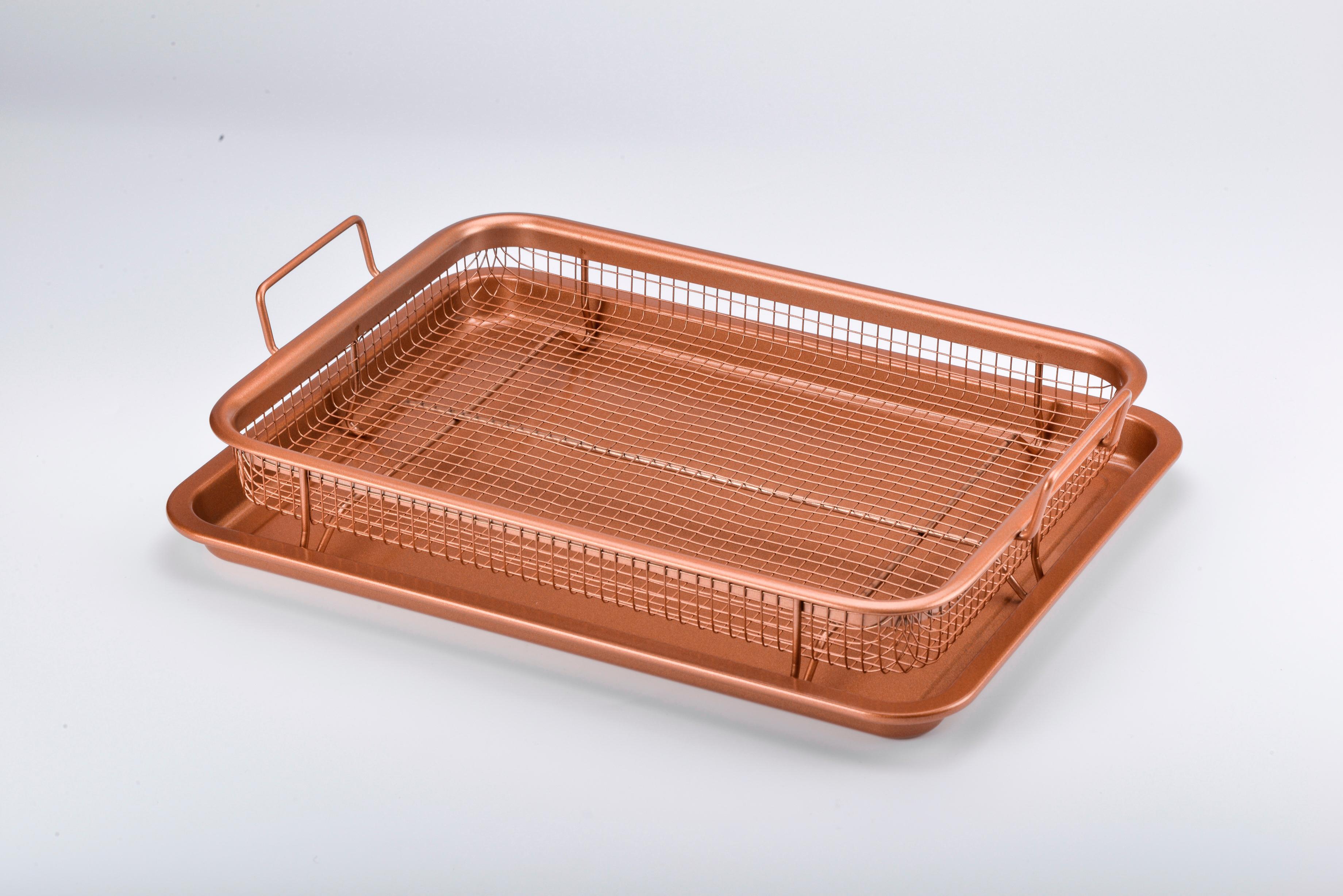 Copper Chef Copper Crisper NonStick Oven Baking Tray with Crisping