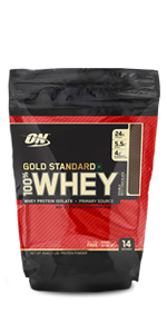 Whey Gold Standard, Optimum Nutrition, ON Protein, Protein Powder, Whey Protein, Protein Drink, 1 lb