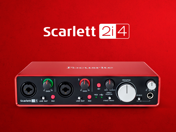 Focusrite Scarlett 2i4 USBオーディオインターフェース Amazon.co.jp: FOCUSRITE SCARLETT 2I4 USB : 楽器・音響機器