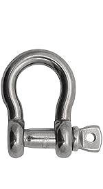 shackle, stainless steel shackle, anchor shackle, stainless shackle, marine shackle, boat shackle