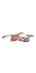 アンティーク ロブスター インテリア Amazon.com: Deco 79 Wood Lobster Handmade Decorative