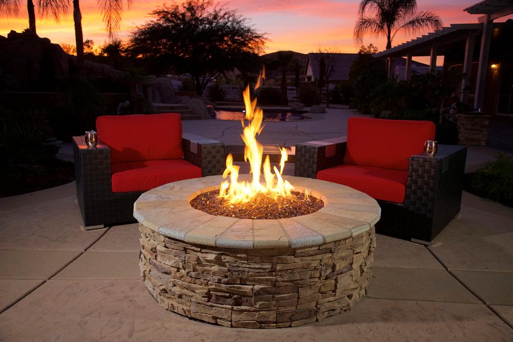 American Fireglass Fire Beads Fireplace Glass and Fire Pit Glass, 10