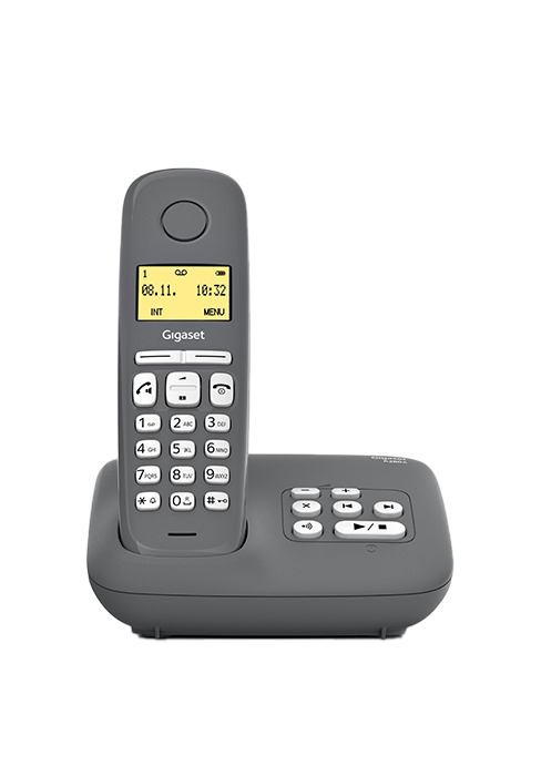gigaset as690a duo 2 schnurlose telefone mit anrufbeantworter grosses kontrastreiches display brillante audioqualitat einstellbare klangprofile freisprechfunktion anrufschutz schwarz amazon de elektronik foto