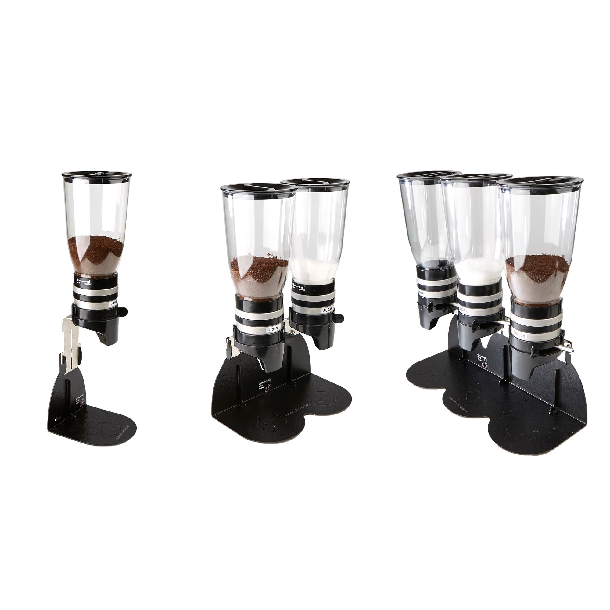 Mind Reader Metal Double Standing Coffee & Sugar Dispenser