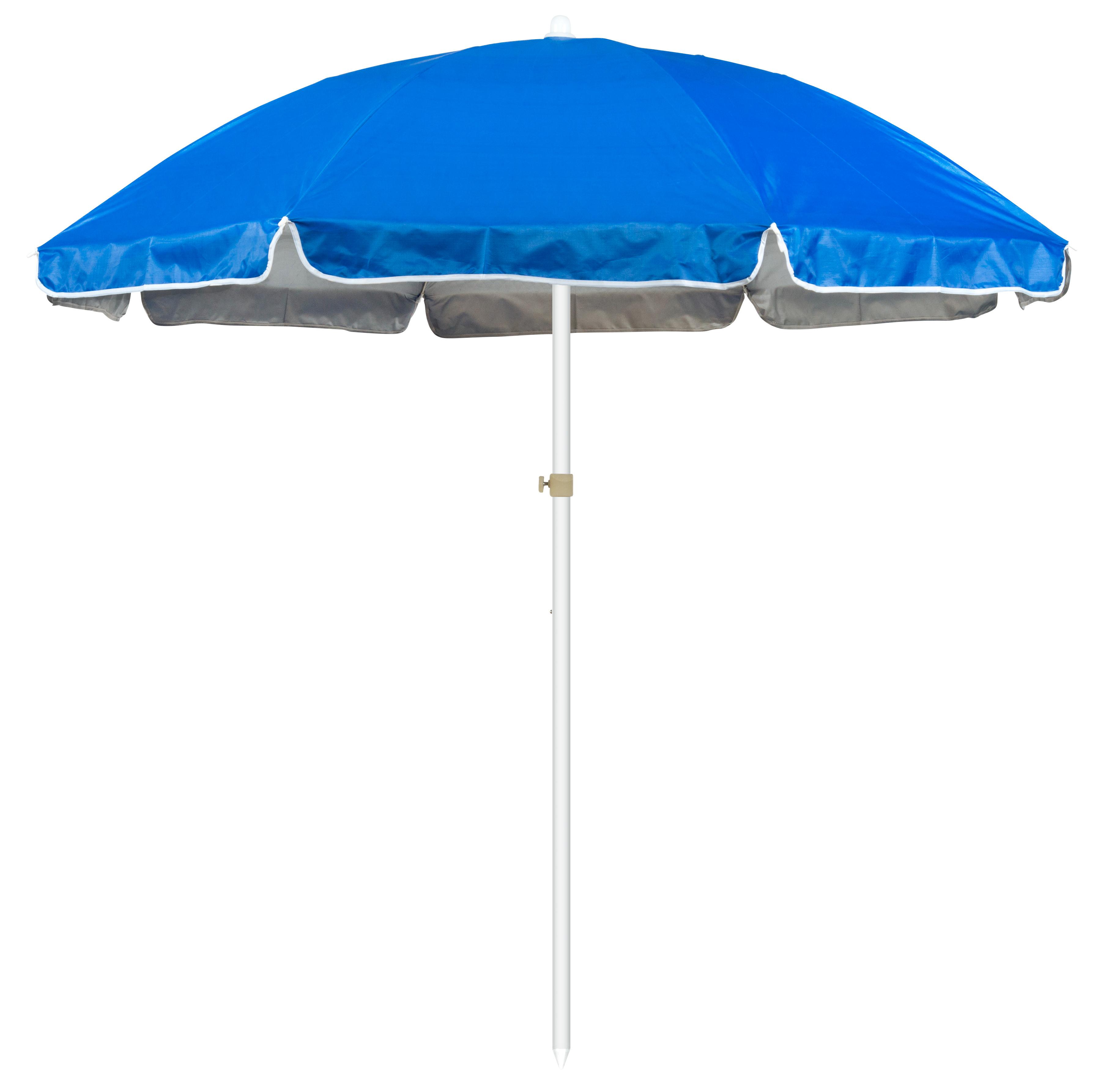 6.5' Portable Beach and Sports Umbrella by Trademark Innovations (Blue