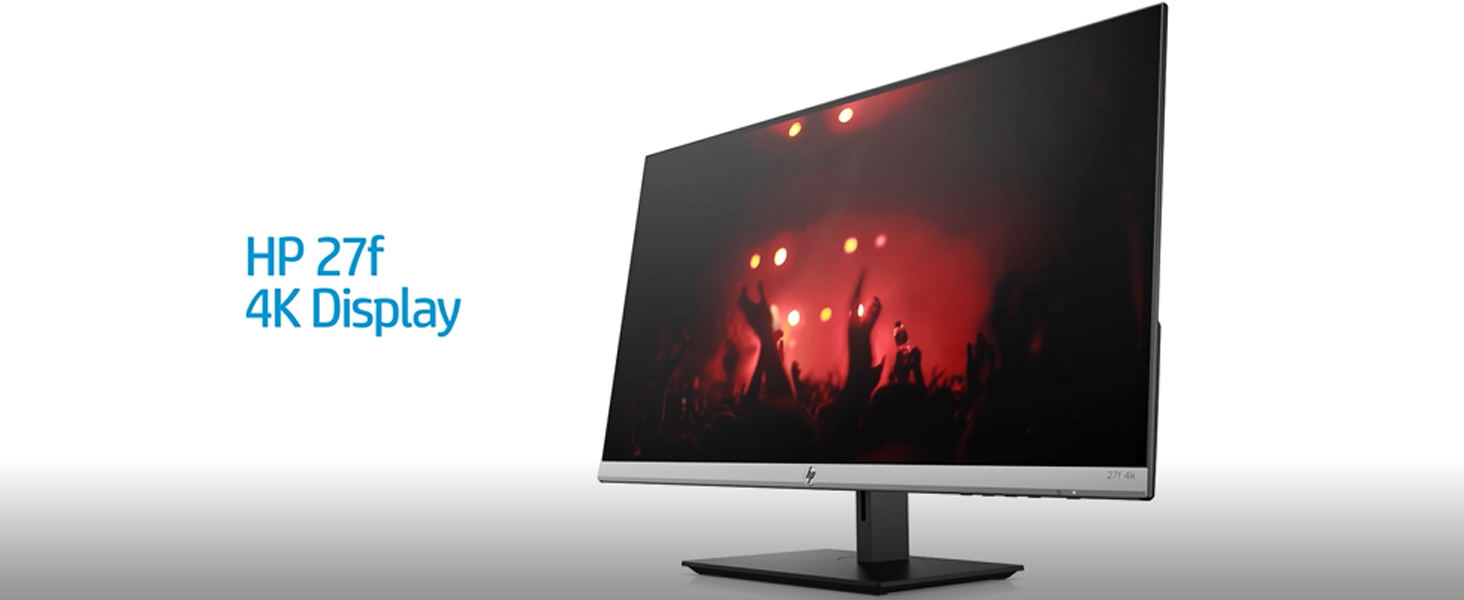 HP 27f 4K Display Monitor Silver / Black: Amazon.de