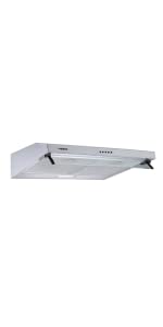 Viesta Vdi90230eg Island Extractor Hood 90 Cm Stainless Steel Stylish Cooker Hood With Touchpad And Led Lighting Island Hood As Exhaust And Recirculation Hood Energy Class A Amazon De Large Appliances