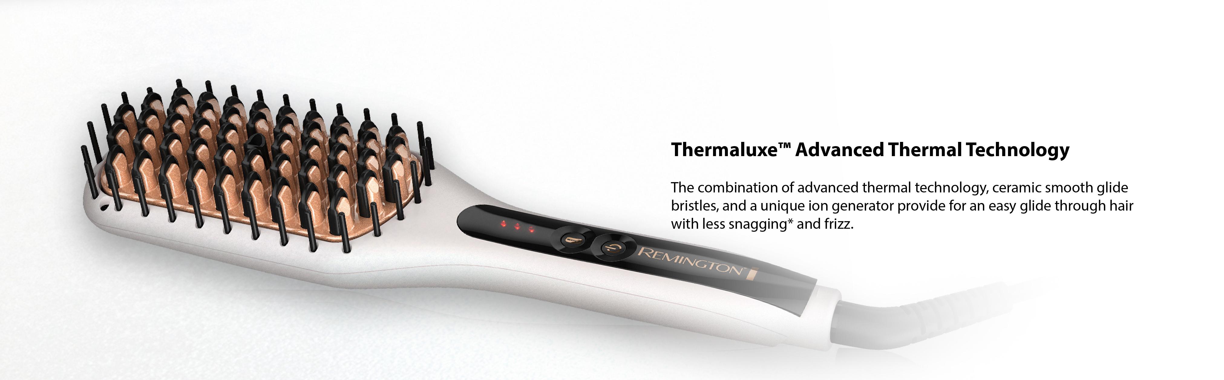 Remington Pro 2In1 Heated Straightening Brush with