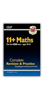 New 11+ CEM Maths Complete Revision and Practice - Ages 10-11