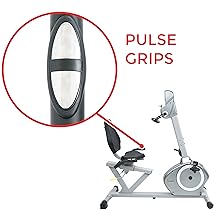 sunny health and fitness recumbent bike with arm exerciser