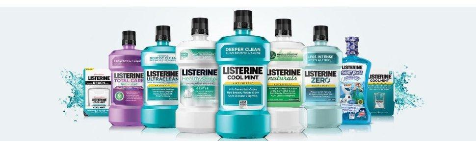 Listerine Product line banner