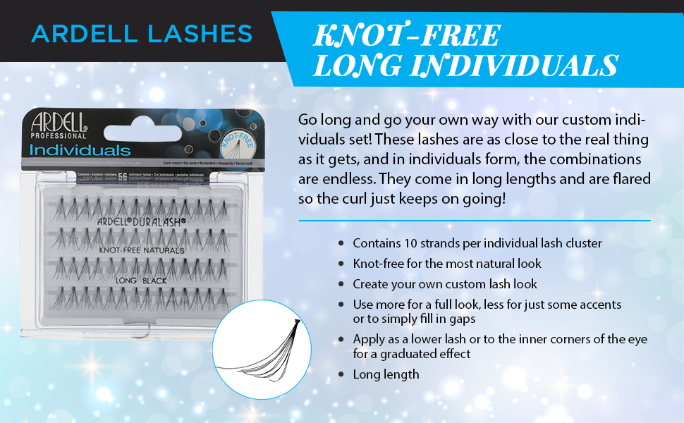 Ardell Lashes Long Individuals, 4 Pack