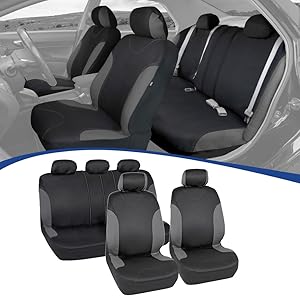 car seat covers full set black charcoal