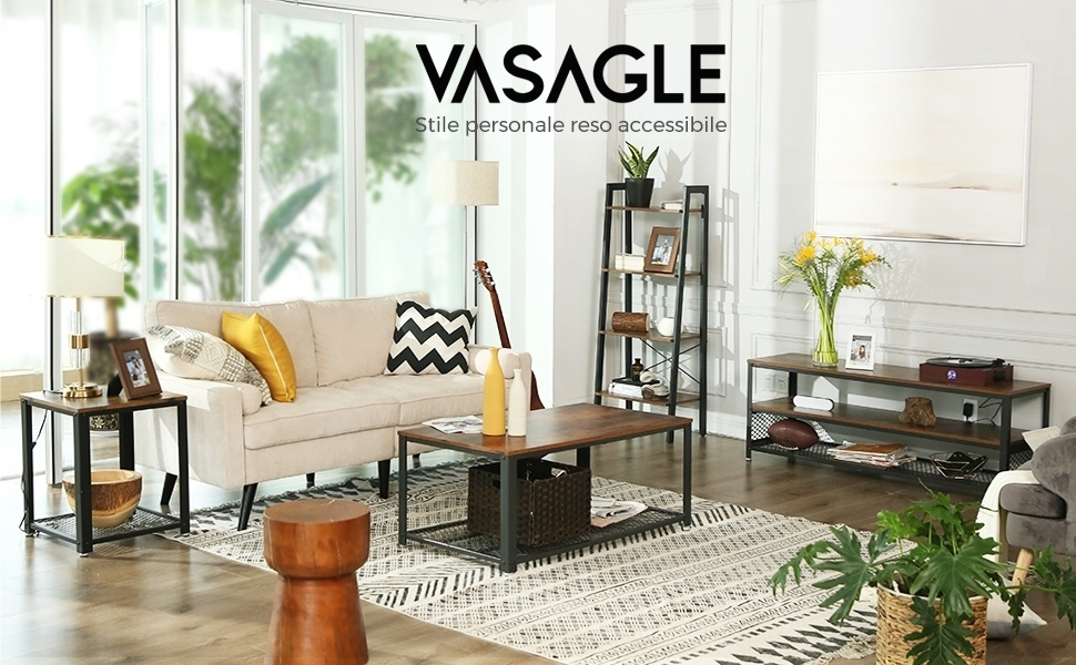 VASAGLE Panchina Scarpiera, Portascarpe Con 2 Ripiani In Rete, Organizzatore Per Scarpe Per Salotto Corridoio, Metallo, Stile Industriale, Marrone Vintage Da SONGMICS 12 1