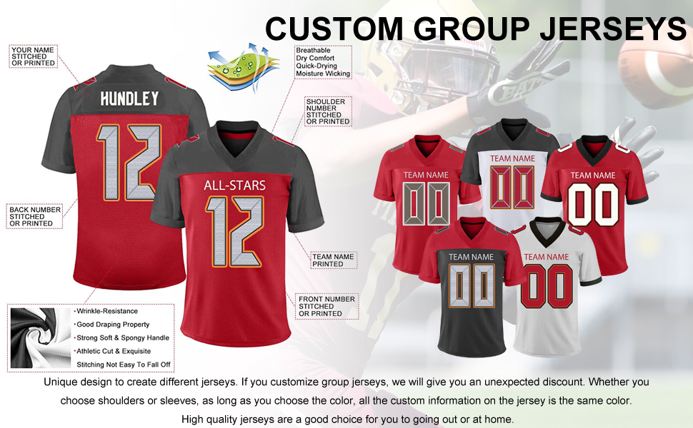 all star football jerseys