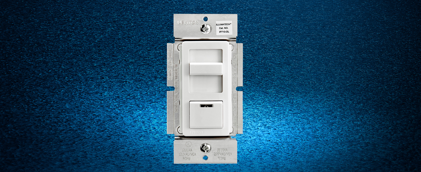 Leviton IP710DLZ IllumaTech Slide Dimmer for LED 010V Power Supplies