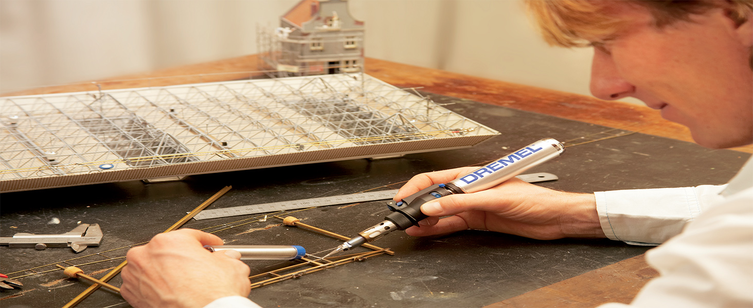 Dremel Versatip 2000 Cordless Soldering Iron Butane Gas Soldering Kit