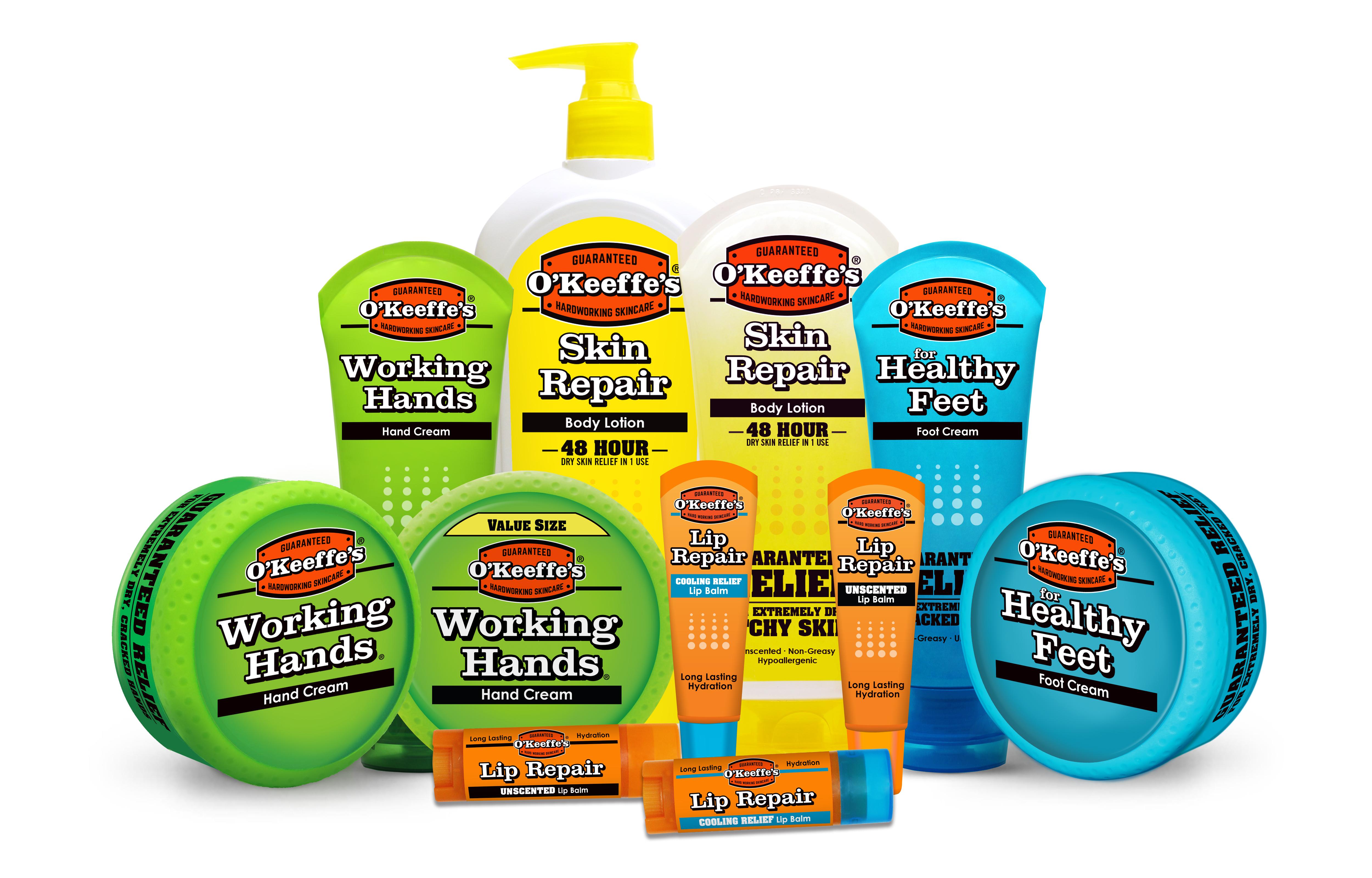 O’Keeffe’s Working Hands & Lip Repair Variety Pack Home