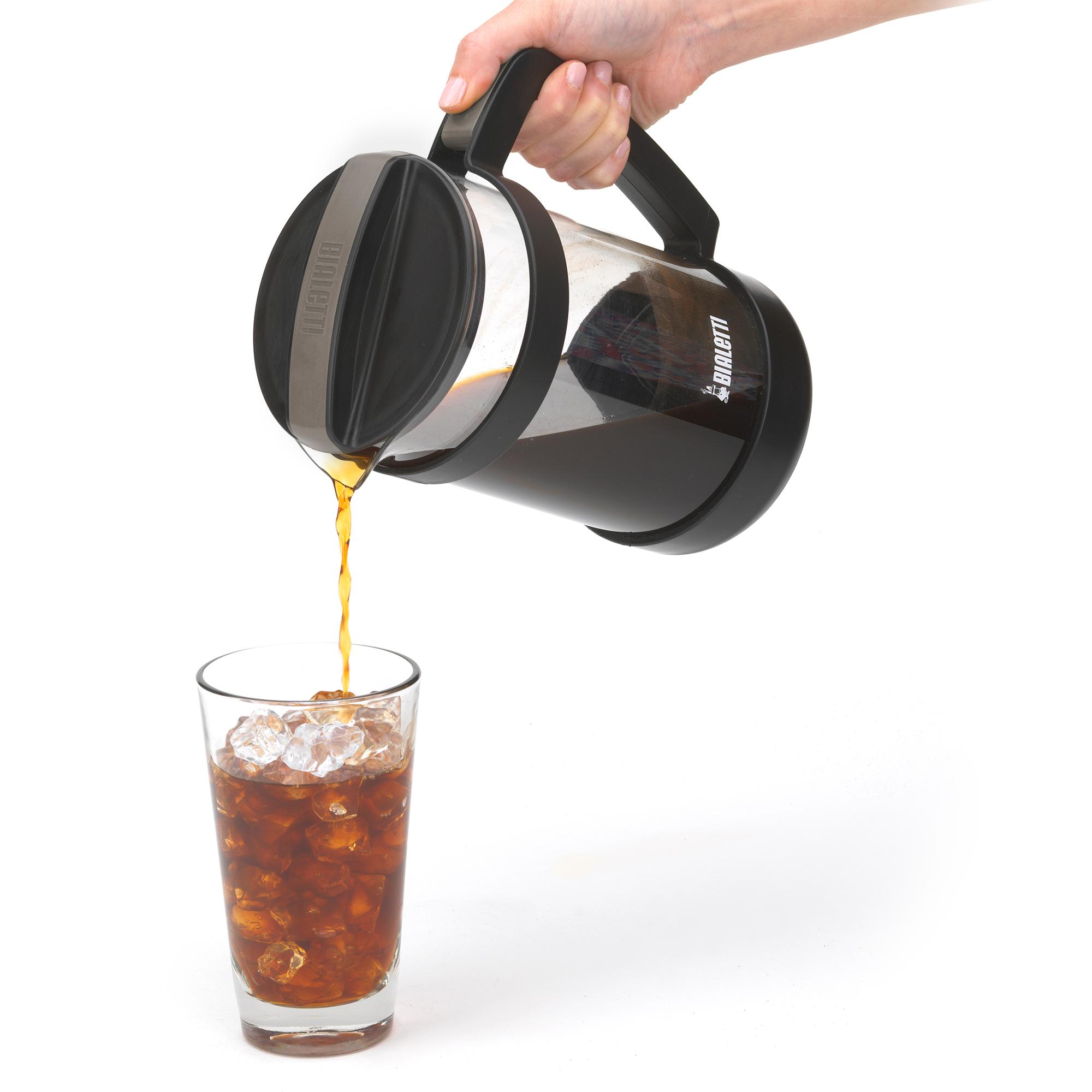 Bialetti Cold Brew Coffee Maker 06765 Glass Carafe & Stainless Steel Mesh Filter