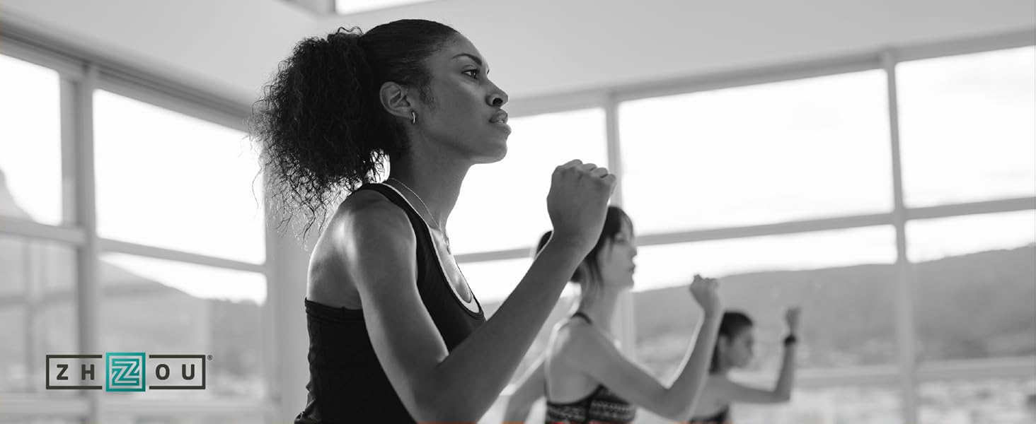 young fit woman working out a peak performance due to Lyte up