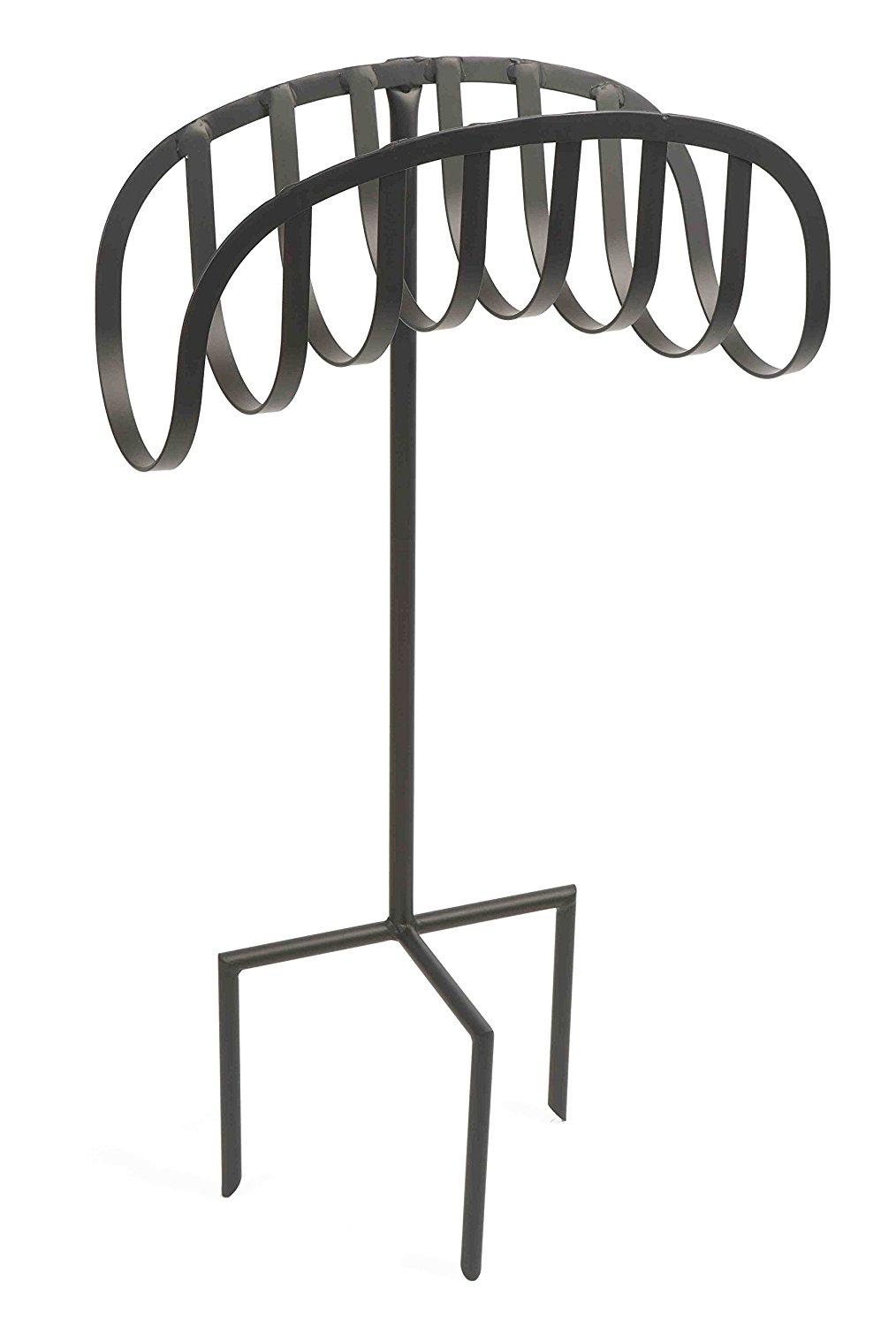 Liberty Garden Products 647 Manger Style Metal Garden Hose Stand, Holds