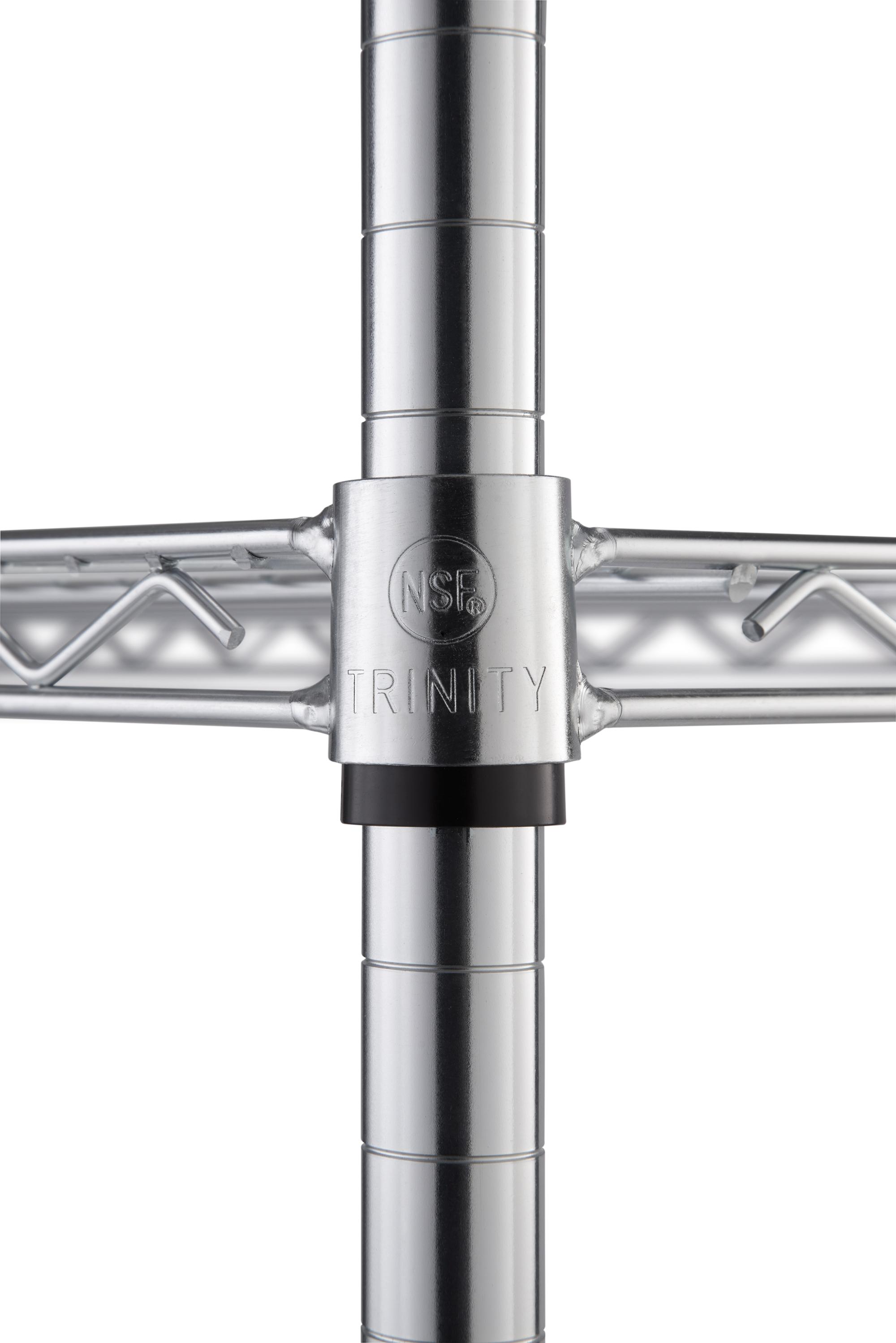 TRINITY EcoStorage 5Tier NSF Wire Shelving Rack with