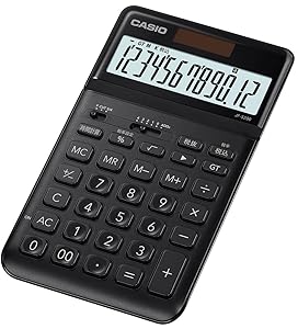 Amazon.co.jp: Casio JF-S200-BK-N Stylish Calculator, Black