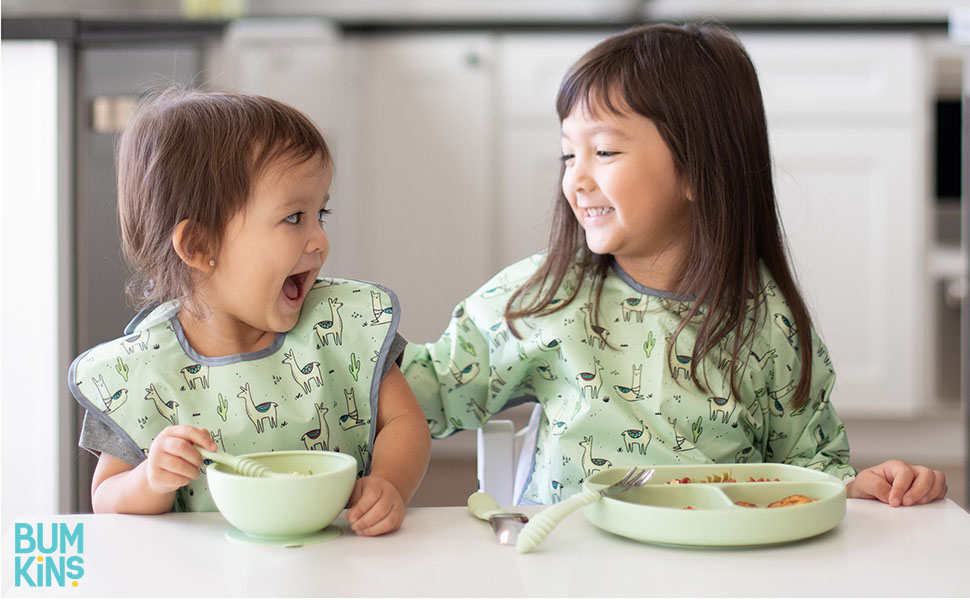 Bumkins Silicone Grip Dish, Suction Plate, Divided Plate