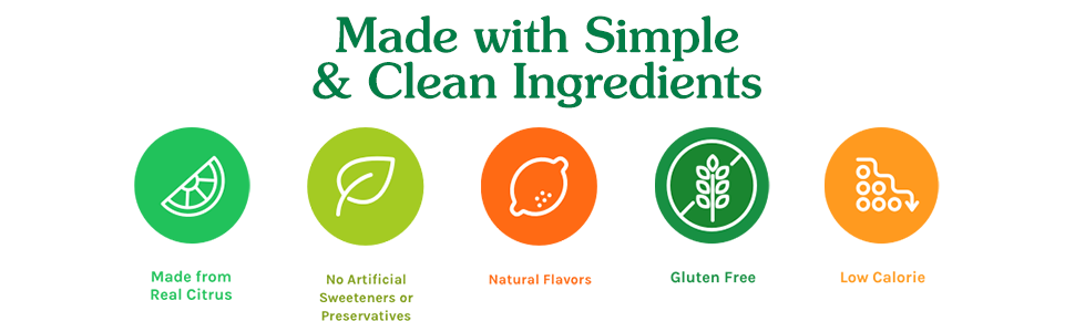 calorie drink mix packets mixes water flavored lemon flavoring powder powdered flavorings enhancer