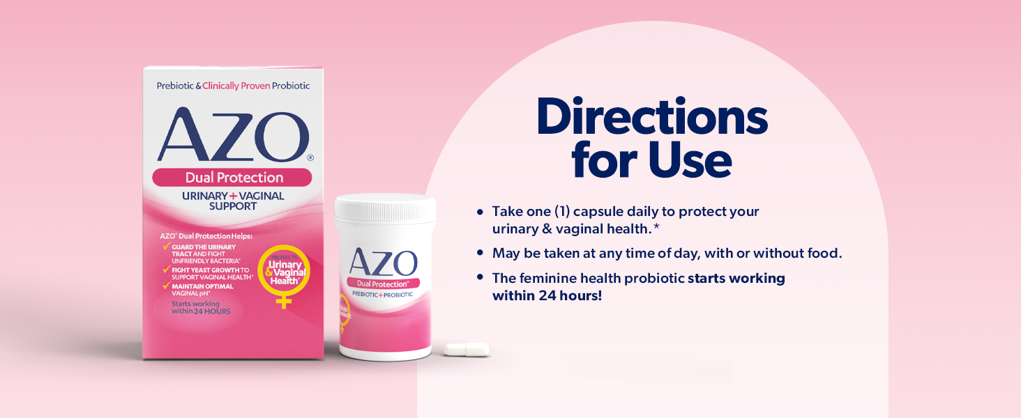 azo dual protection directions for use