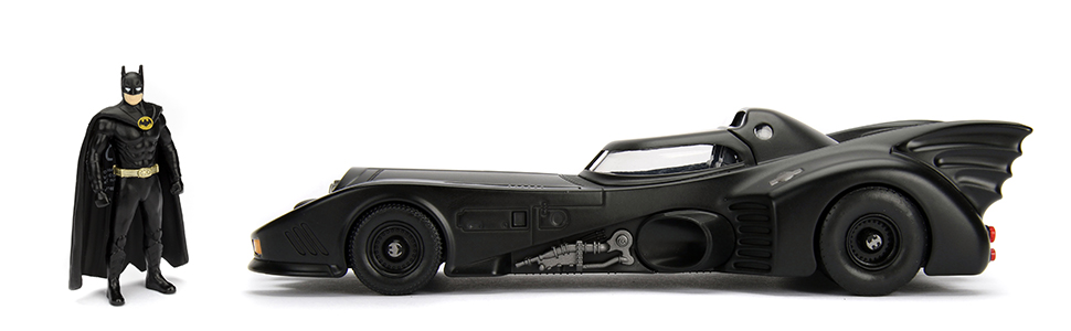 1/24 バットモービル メタルズ ダイキャスト ビルド&コレクト 1/24スケール 1989 BATMAN BATMOBILE W/BATMAN 