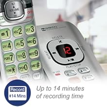 14 minutes recording time