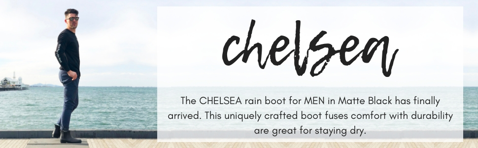 roma chelsea rain boots