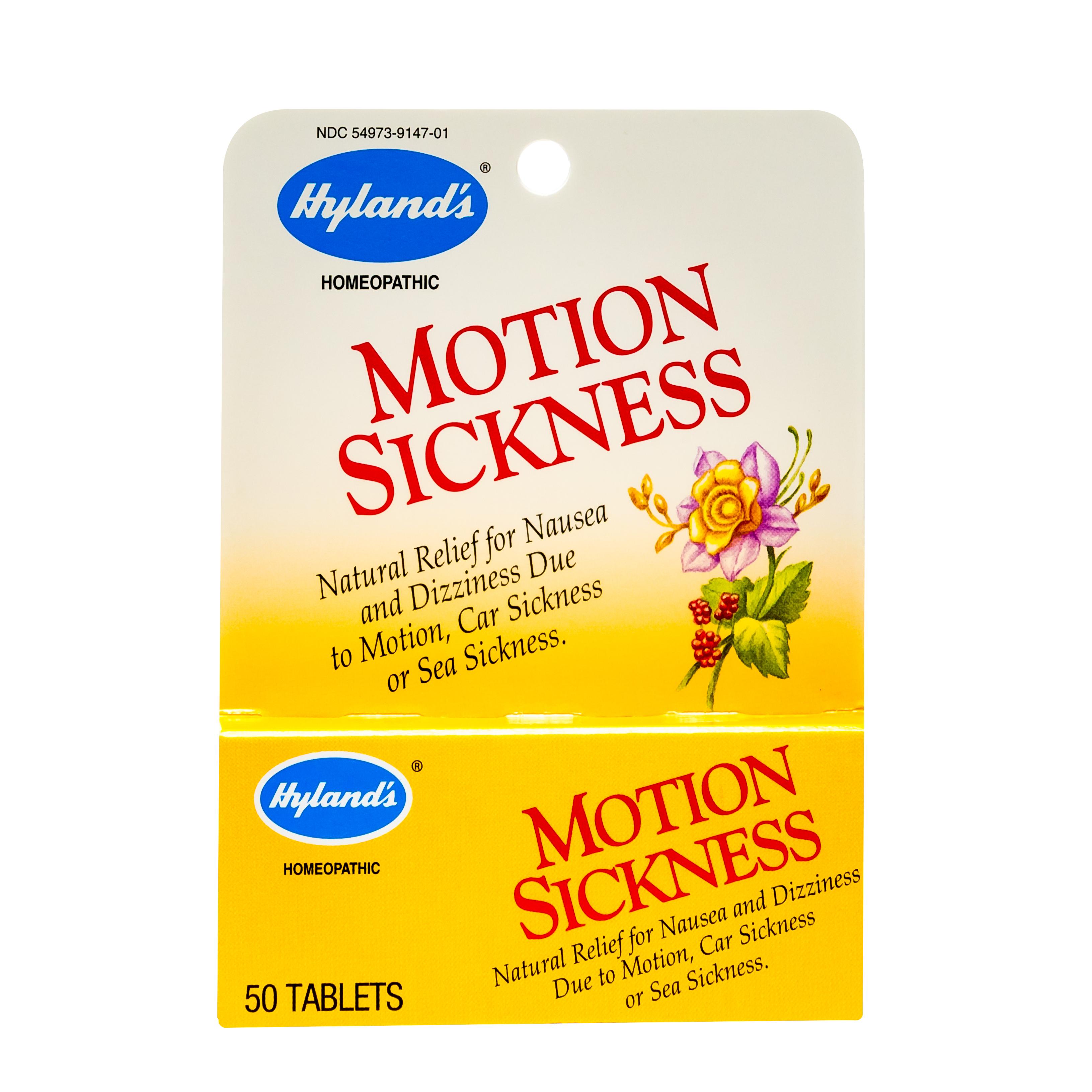 Hyland's Motion Sickness, 50 Tablets (Pack of 4) Health