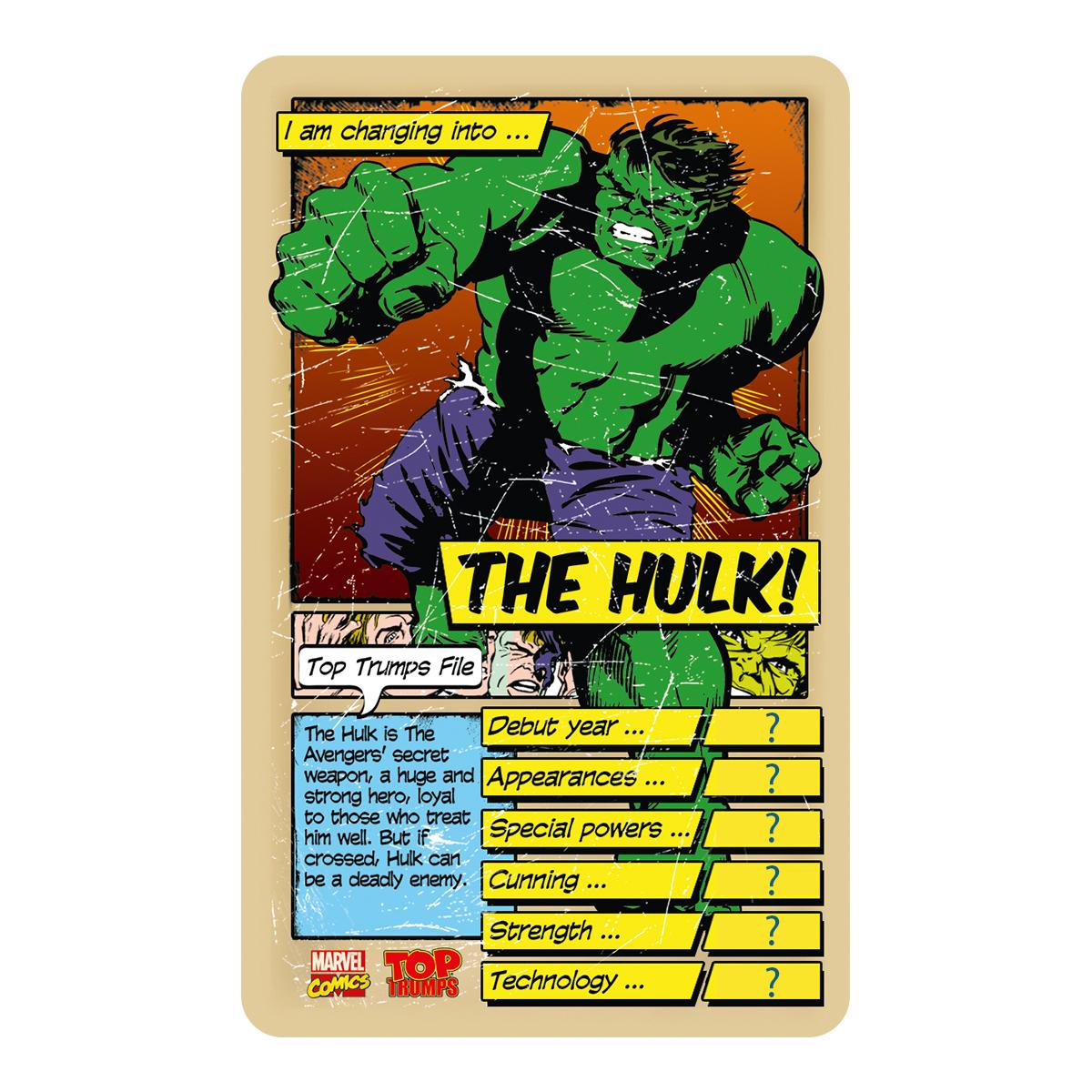 Marvel Comics Retro Top Trumps Card Game Amazon.co.uk Toys & Games