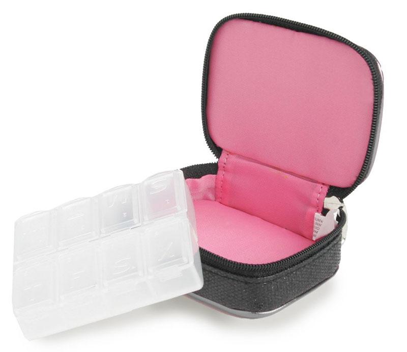 Miamica Case My Pills Packing Organizer, Gold Glitter, One Size Amazon
