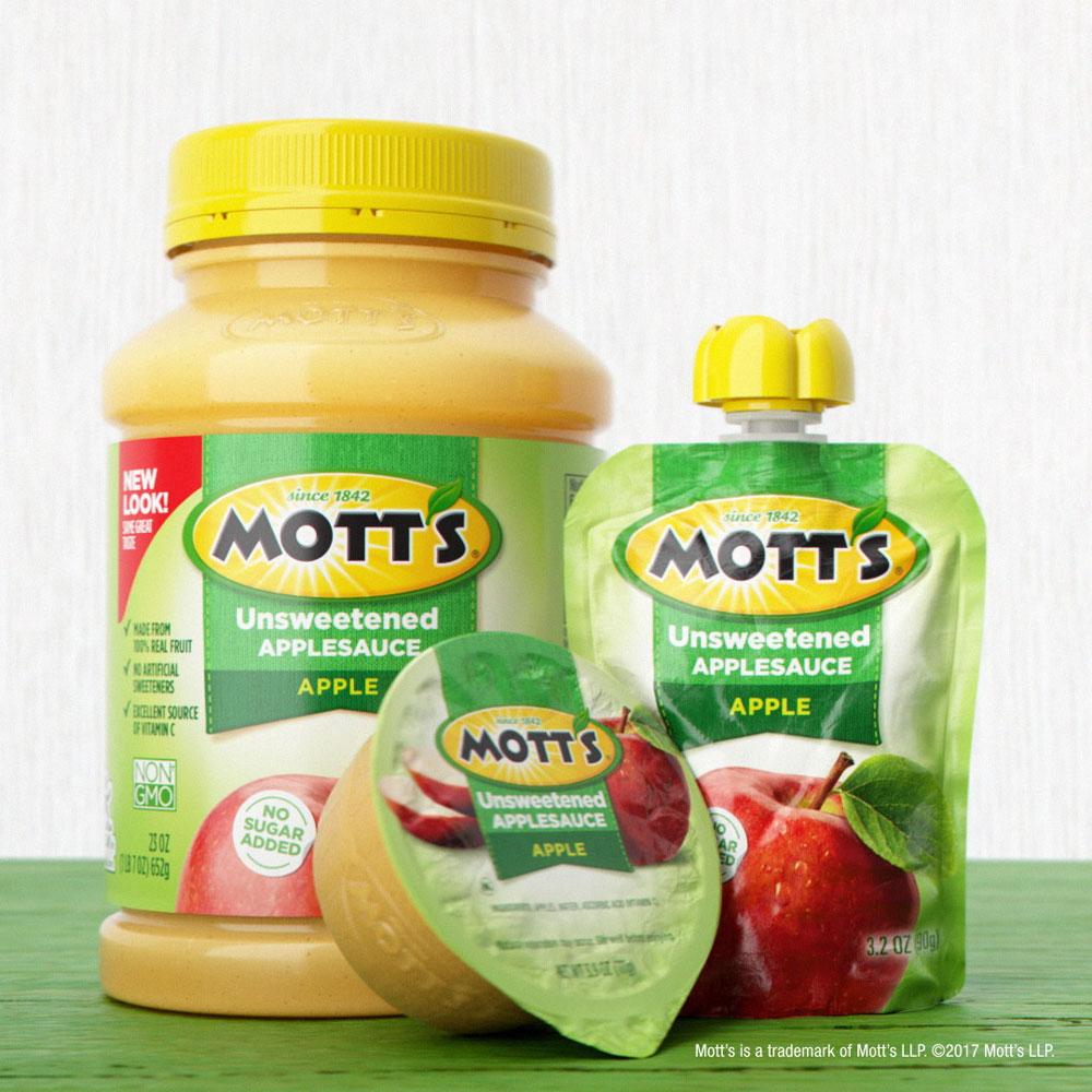 Mott's Applesauce, 4 Ounce Cup, 6 Count (Pack of 12) Fruit Sauces Grocery