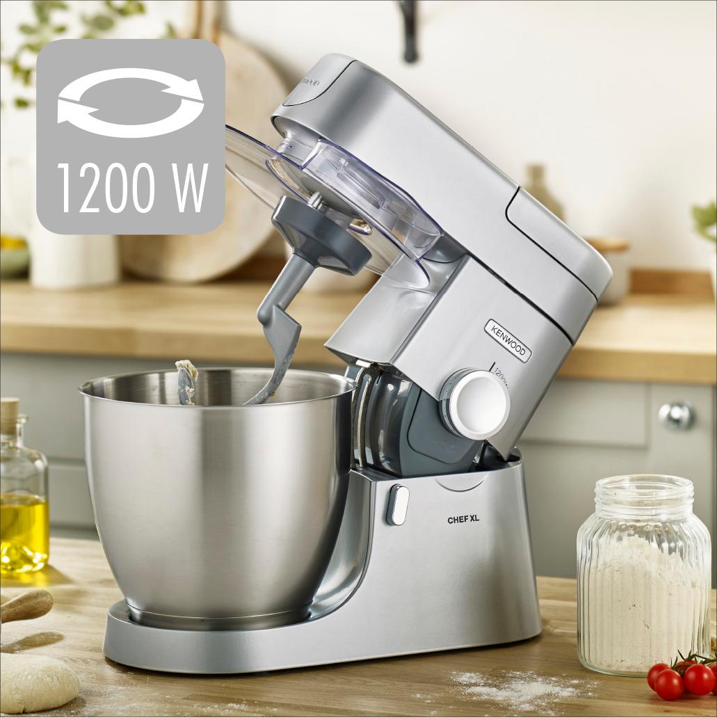 Kenwood KVL4110S Impastatrice Planetaria con Frullatore Chef, 1200 W, 6 ...