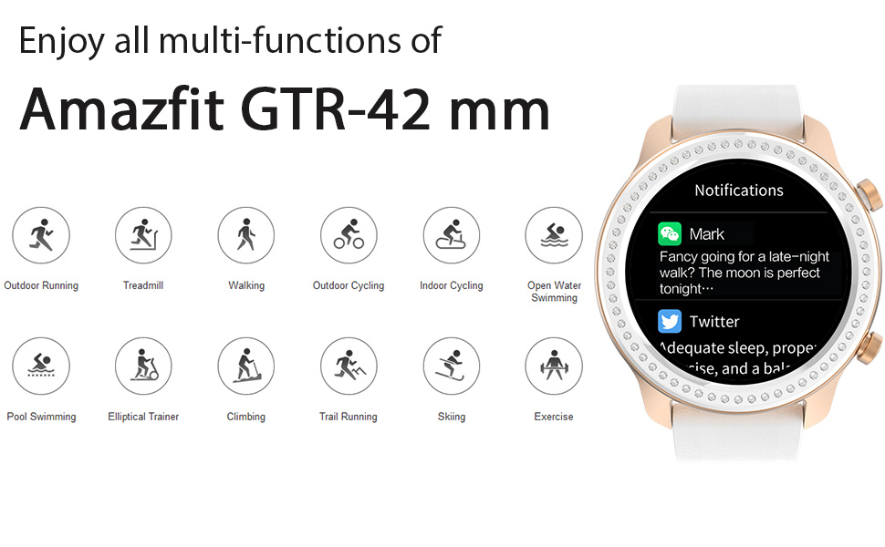 amazfit gtr cherry blossom pink