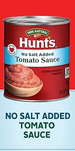 Hunt's Low Sodium No Salt Added Tomato Sauce