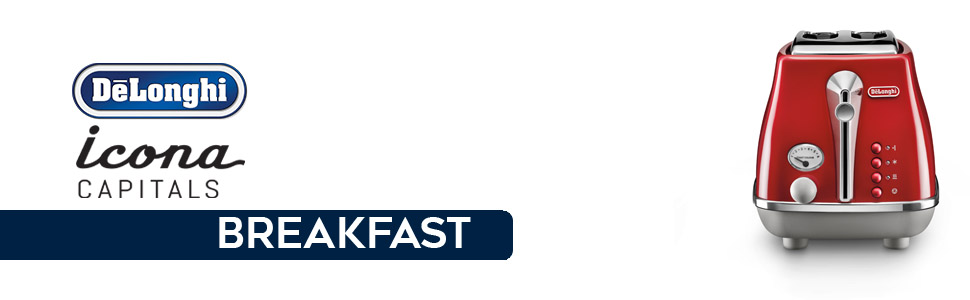 CTOC2003R; 2 slice toaster red; delonghi