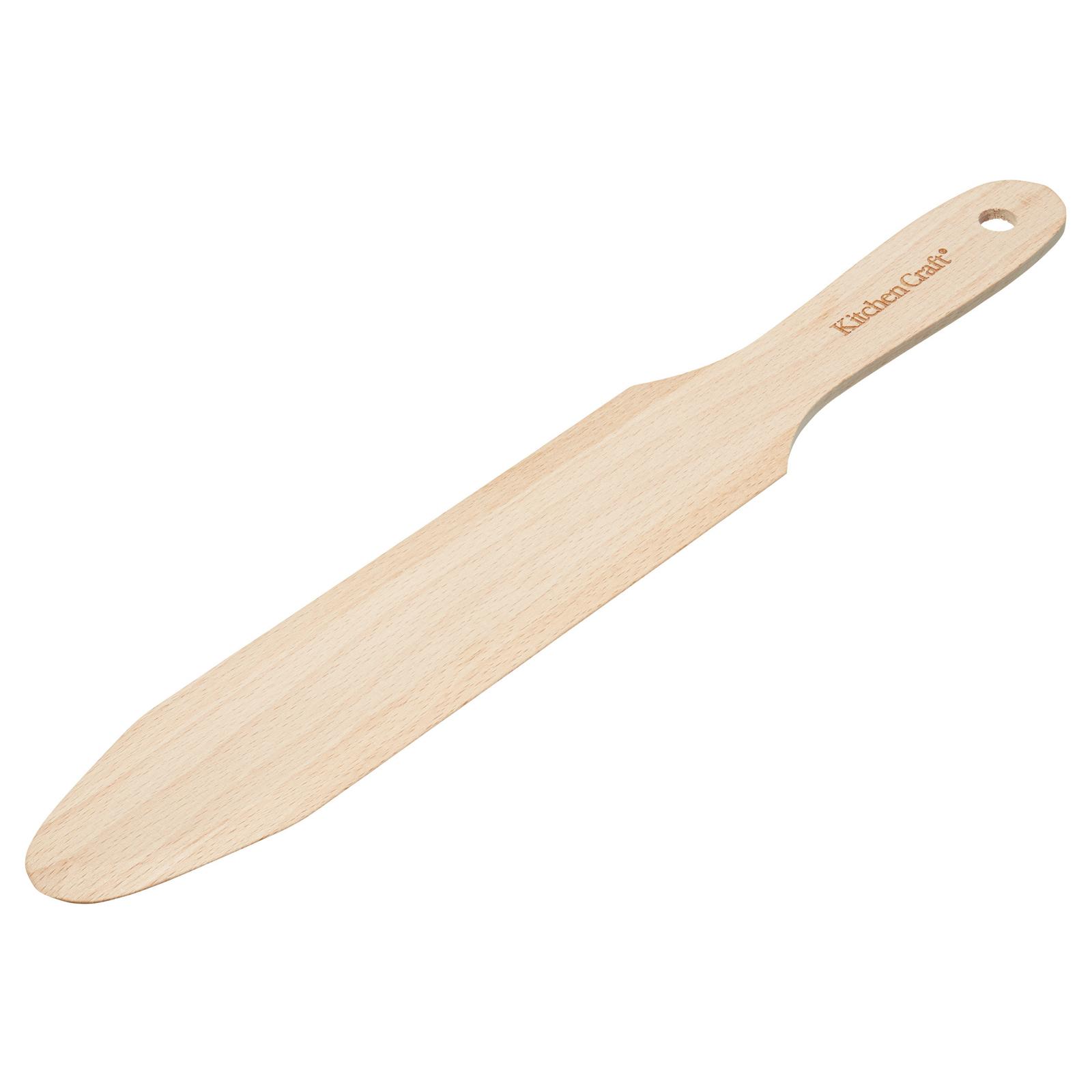 KitchenCraft Wooden Crêpe Spatula / Pancake Flipper, 35 cm (13.5”) Amazon.co.uk Kitchen & Home