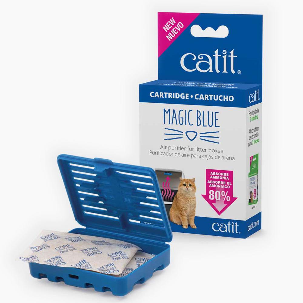Catit Magic Blue Air Purifier for Litter Boxes Pet Supplies