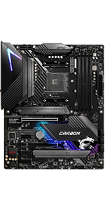 マザーボード MSI MPG B550 GAMING CARBON WIFI MSI MPG B550 GAMING CARBON WIFI AMD AM4 DDR4 CF M.2 USB 3.2
