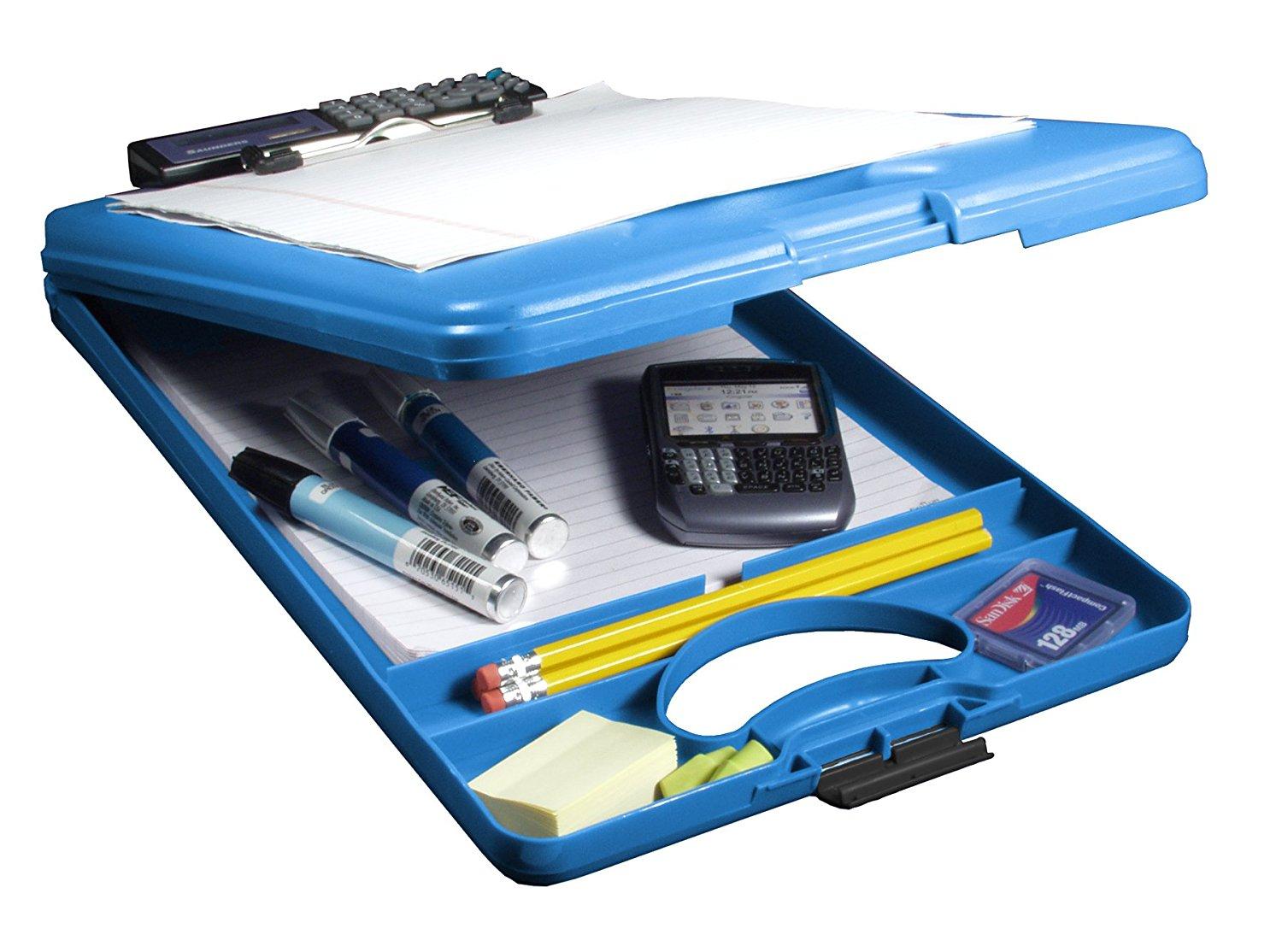 Saunders DeskMate II Plastic Storage Clipboard with