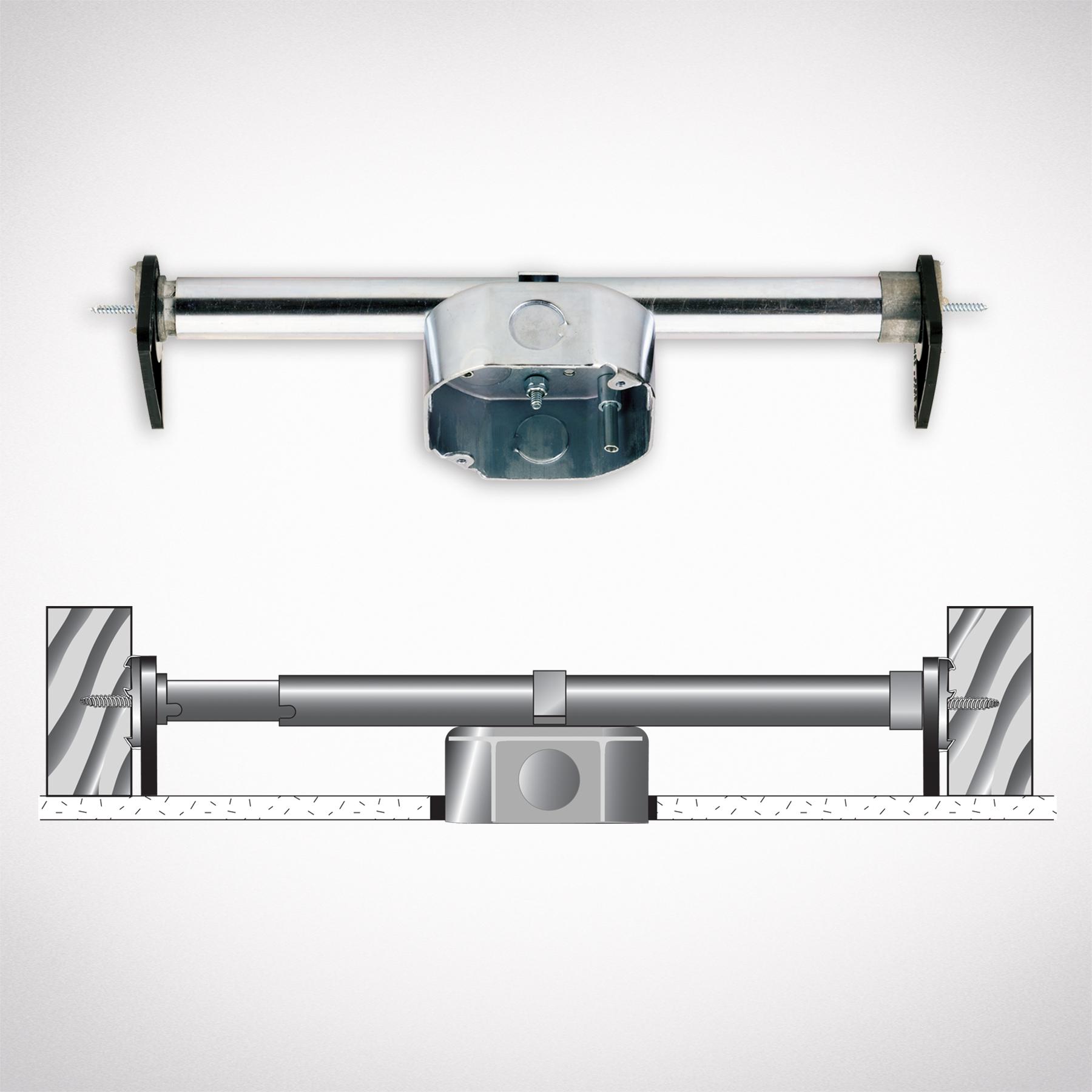 Westinghouse 0101000 SafTBrace for Ceiling Fans Ceiling Fan Mount Adapters